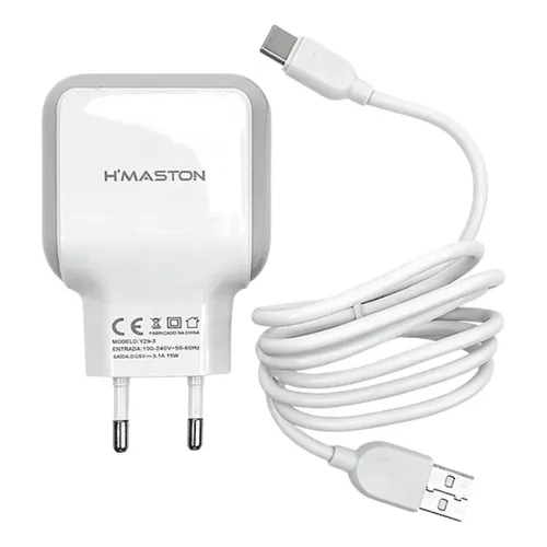 Carregador Turbo 4.1 H'maston TIPO C V8 Cabo Original  y18-3 - H'MASTOM